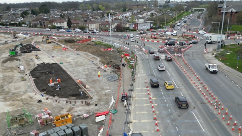 Major traffic switch at Dawsons Corner – road users urged to plan ahead