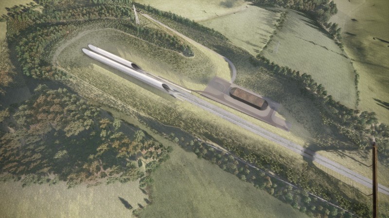 HS2 reveals noise-cancelling Chiltern Tunnel north portal design: HS2 reveals noise-cancelling Chiltern Tunnel north portal design