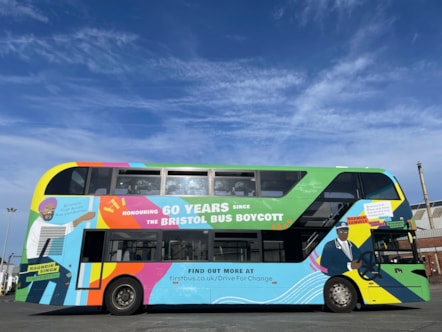 Boycott bus design driver's side