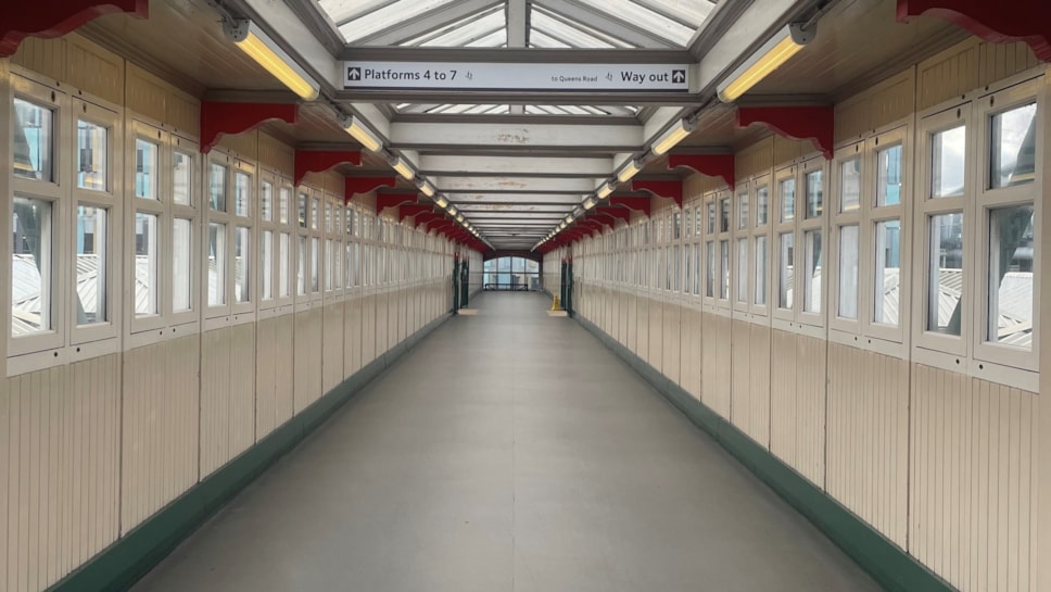 Footbridge - Nottingham Station 1 