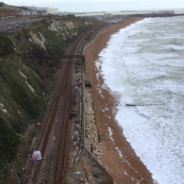 Dover sea wall