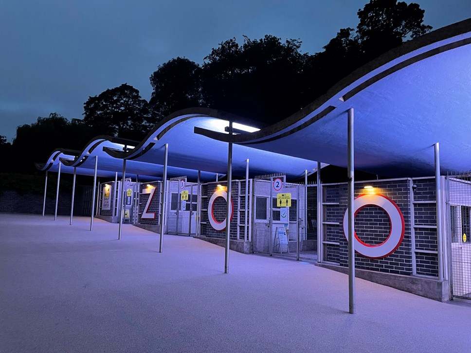 Gates outside Dudley Zoo