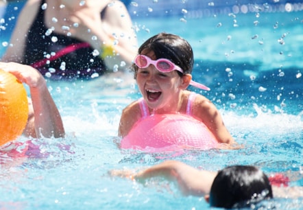 Lazy River pool fun at Marton Mere