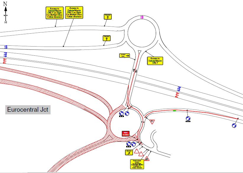 Eurocentral closure - phase 1 - 25-27 May 2017