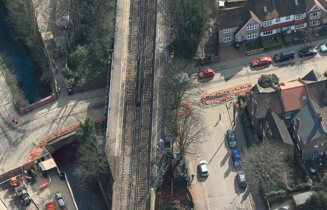 Westdown Road bridge - Catford: This bridge over Westdown Road, is being replaced in May, with new platforms surfaces included