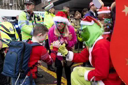 The toy run at Leeds Children's Hospital (Credit: HATCH)