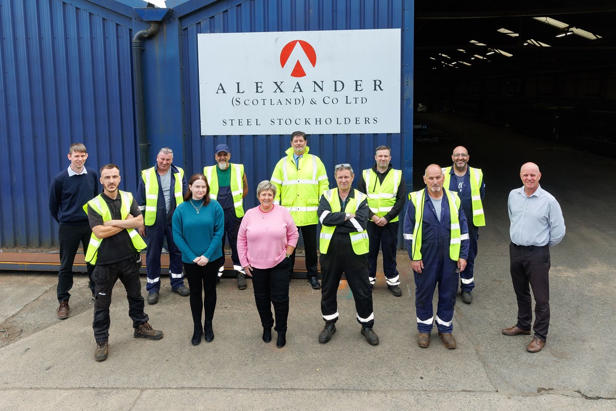 The team at Alexander (Scotland) & Co., Bathgate
