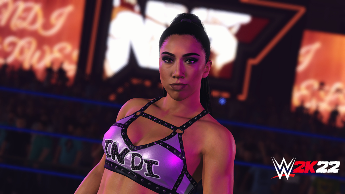 WWE 2K22 Indi Hartwell