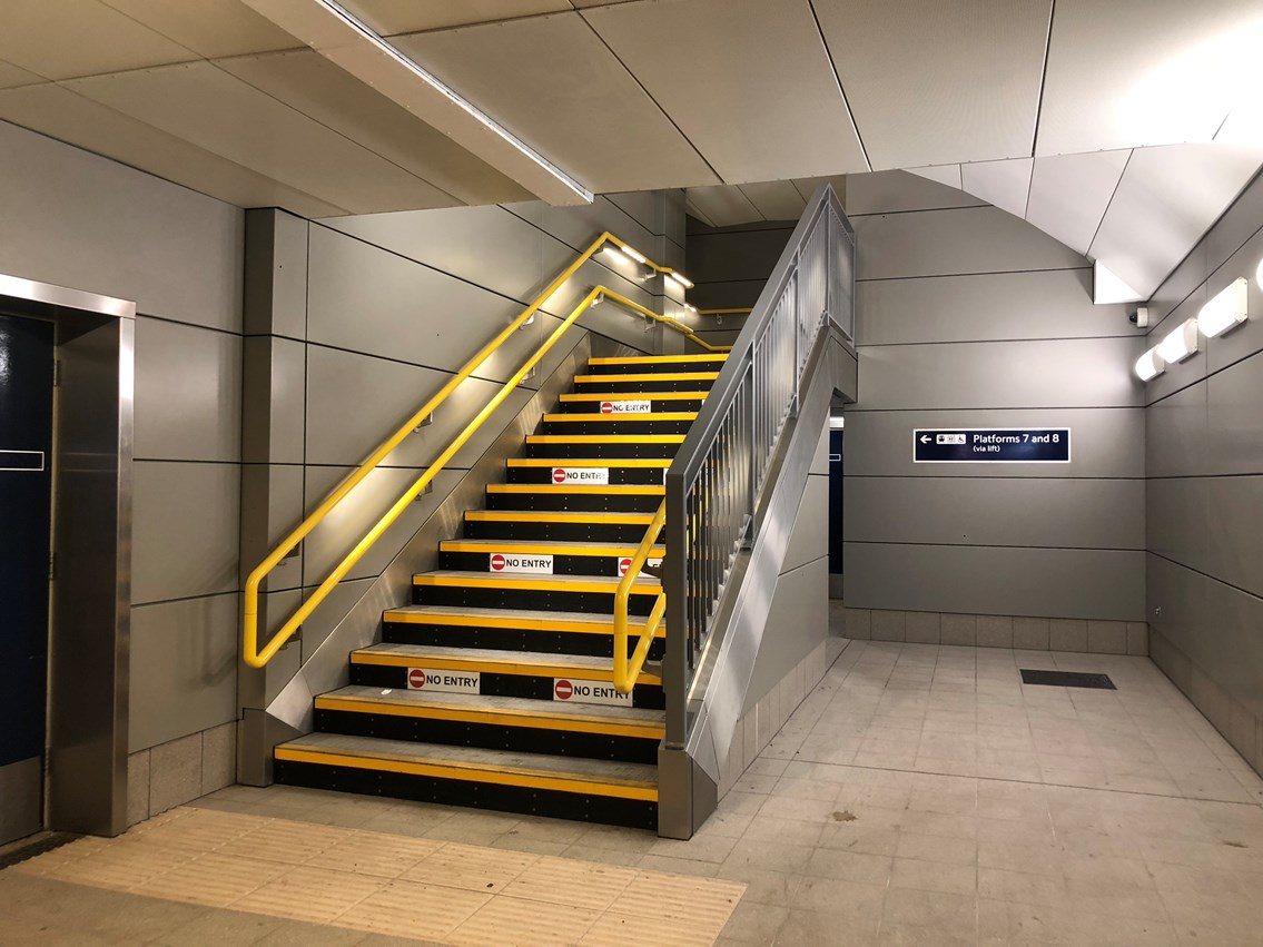 New stairs at Vauxhall