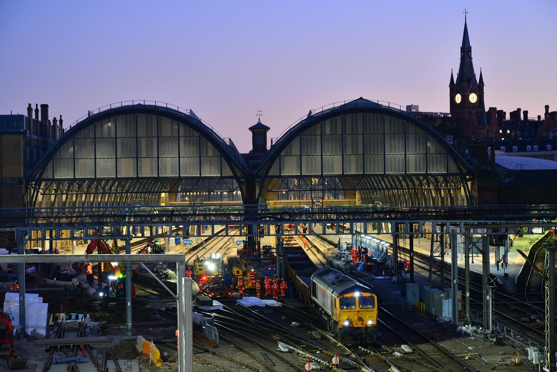 GBRf supports work to improve service to and from King’s Cross