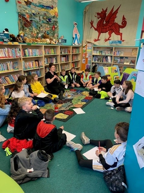 Local author visits 2