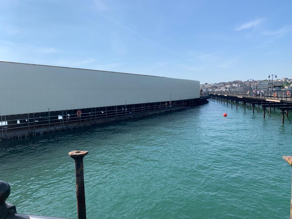 Ryde Pier with weather screen
