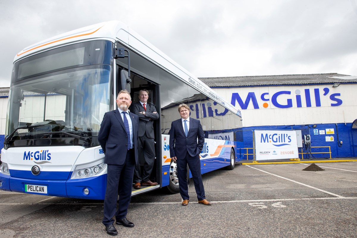 McGill's Group L-R - Ralph Roberts, Sandy Easdale, James Easdale