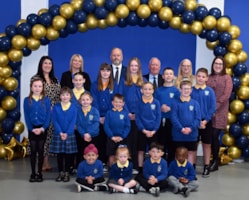 Dalmellington Primary and Early Childhood Centre celebrate recent inspection report and earning GOLD Rights Respecting Award!