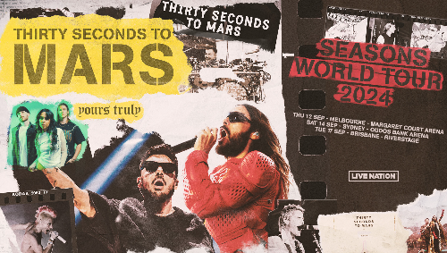 Thirty Seconds to Mars Support Announce