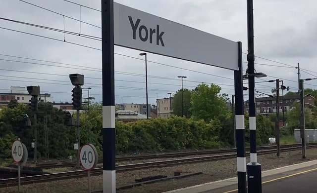 Extremely limited trains north of York during rail strikes: York station