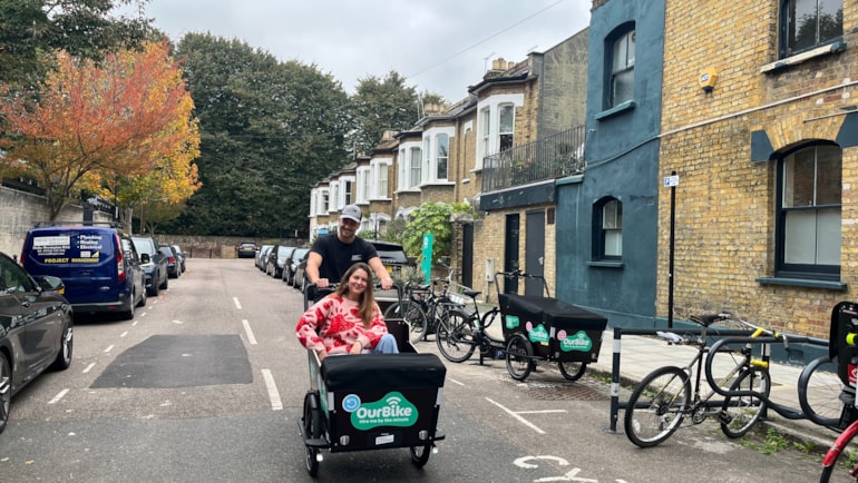 New and improved cargo bikes available to rent in Hackney