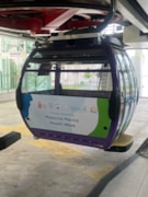 TfL Image - London Cable Car gondola marking Maternal Mental Health Week: TfL Image - London Cable Car gondola marking Maternal Mental Health Week