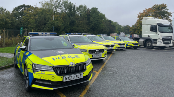 Operation Tramline: Using an unmarked HGV to combat crime on the M4: Tramline officers