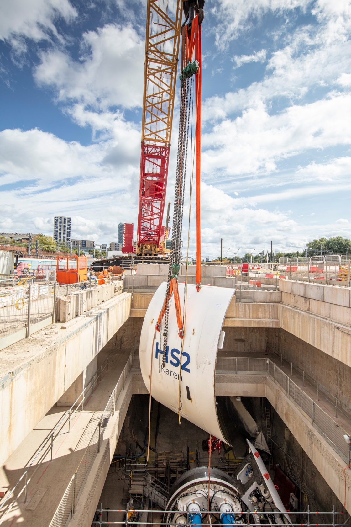 TBM Karen shield lifted into OOC station box portratit