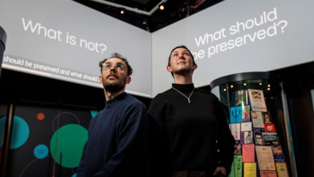 Treasures exhibition 1, National Library of Scotland. Photo credit: Eoin Carey.