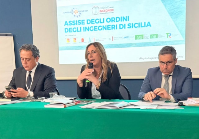Assise2025 Ingegneri Sicilia (5) da sx Corvo, Sassetti, Bisignani