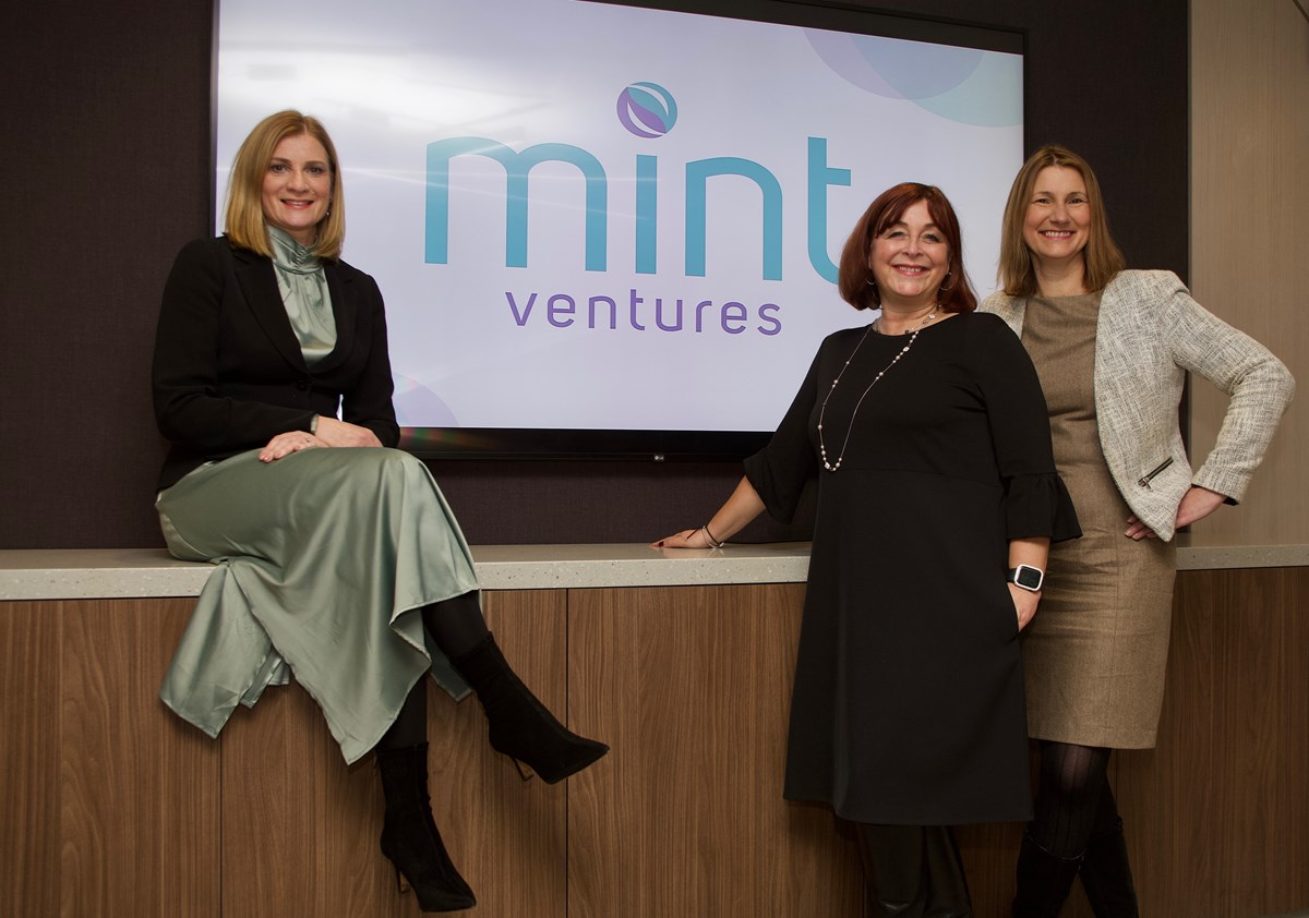 (L-R) Mint Ventures Co-Founder and CEO Gillian Fleming, Co-Founder and Chair Lynne Cadenhead and Co-Founder and Director Carolyn Currie.