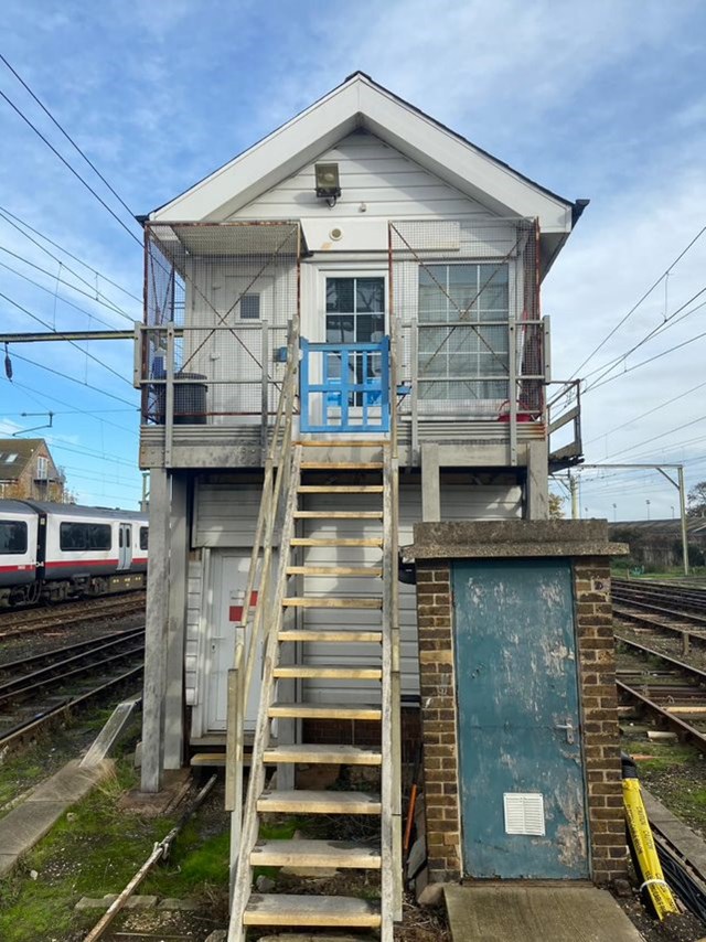 Clacton signal box Oct