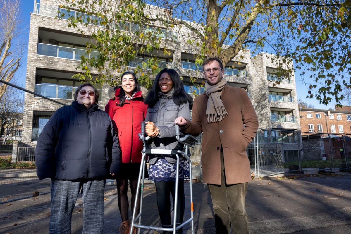 Cllr Woolf, Executive Member for Homes and Neighbourhoods alongside Hillrise ward councillors