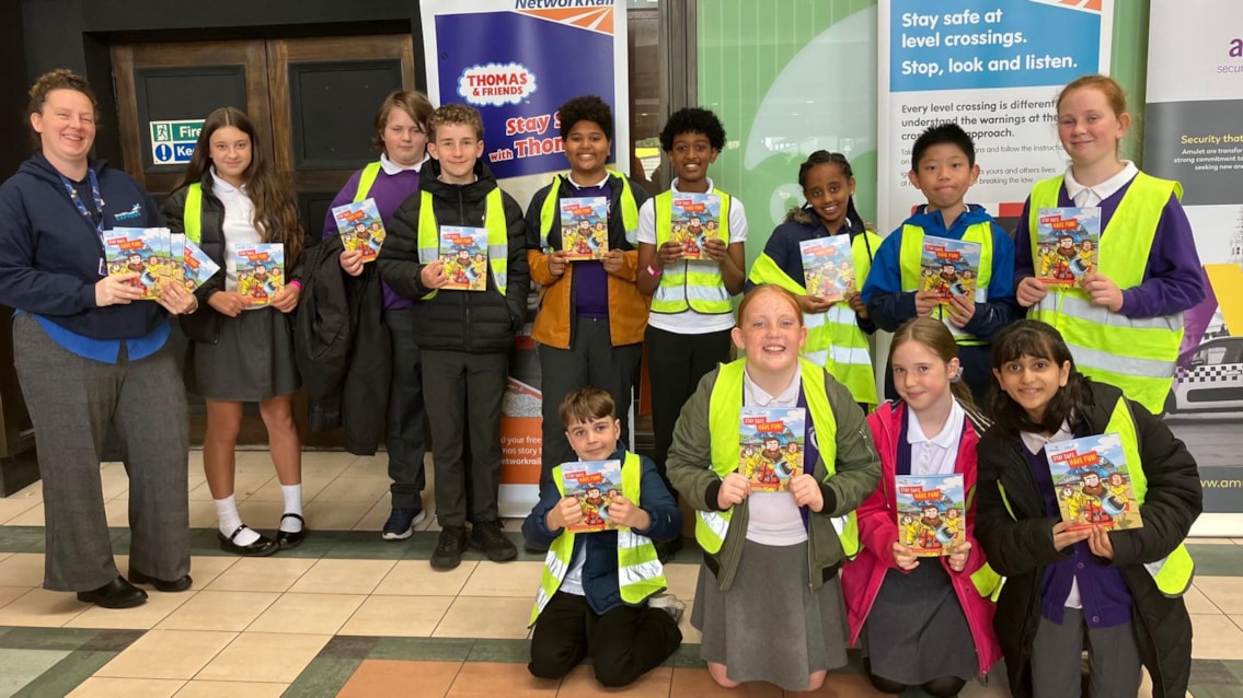 More than 1,000 children learn vital skills at Leeds Station Safety Week: St Francis Primary, Morley