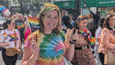 Liz Warbrick at Pride