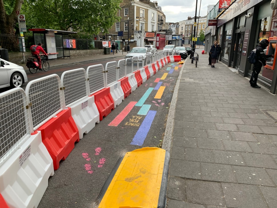 Pavement widening on Lower Clapton Road (1)
