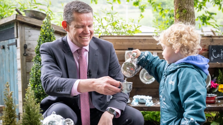FM and DFM set out plans for most generous childcare offer since devolution