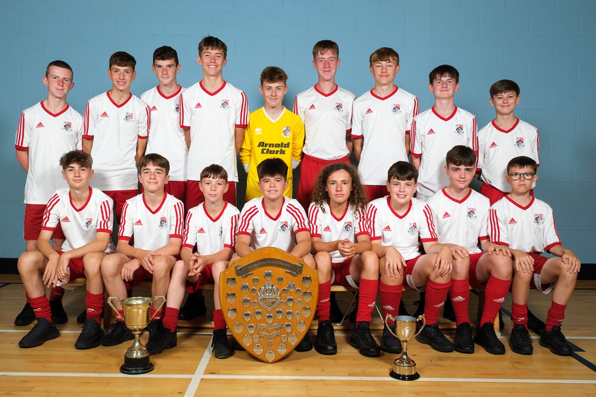Under 14 football team Grange Academy