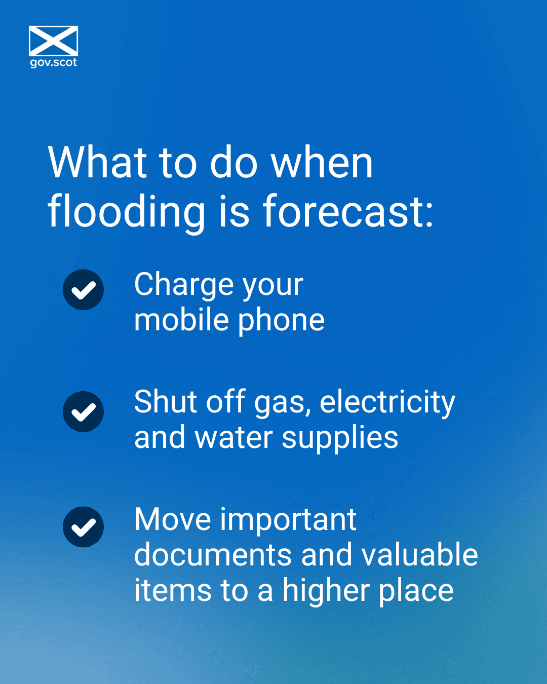 Forecast checklist - Portrait - Flooding - SG Resilience - September 2025