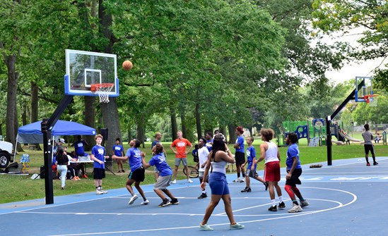 Funding award for grassroots summer basketball July 2020: Credit to Charles Stirling (Travel) / Alamy Stock Photo

(basketball, ball, sport, game, outdoors, city, youth, people, playing, active, action, fitness, leisure, play, player, team, guys, group, practice, outside, athlete, athletic, , fun, amateur, Rochester, London, activity)

Internal Asset No. 17202