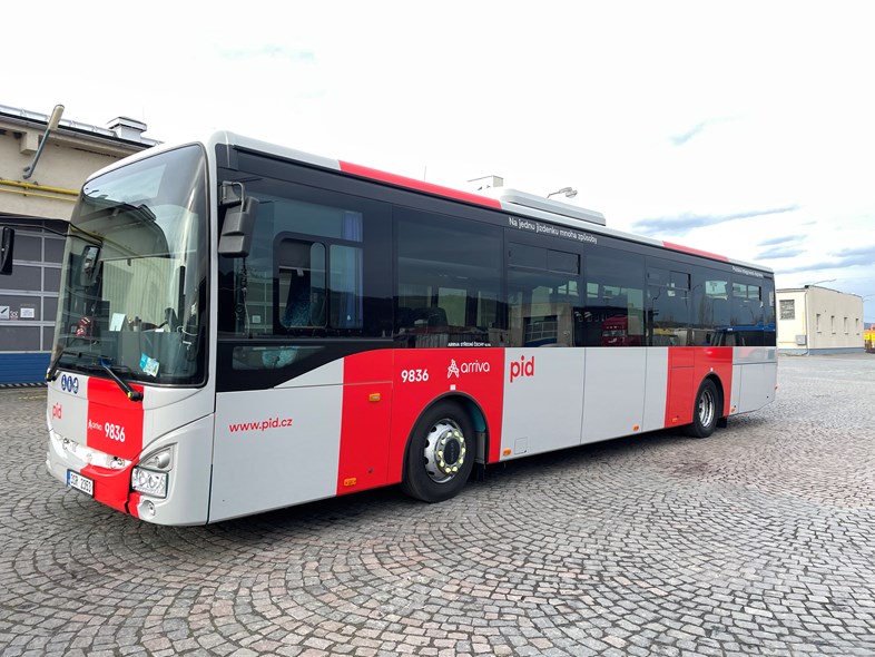 Arriva secures new bus contracts in Central Bohemia, Czech Republic: Re-branded buses for the Central Bohemia region