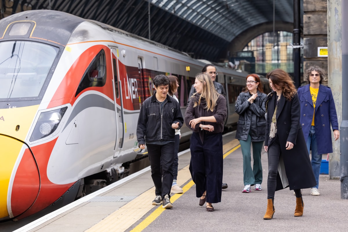 Mercury Prize judges by special LNER 'Mercury Prize Express' service