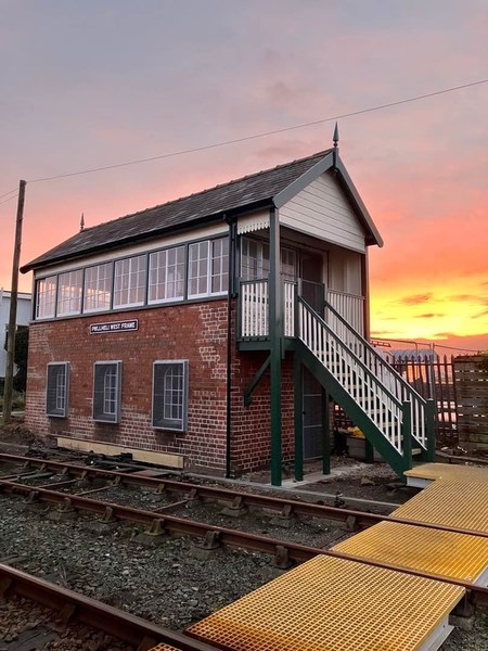 Pwllheli Signal Box sunrise