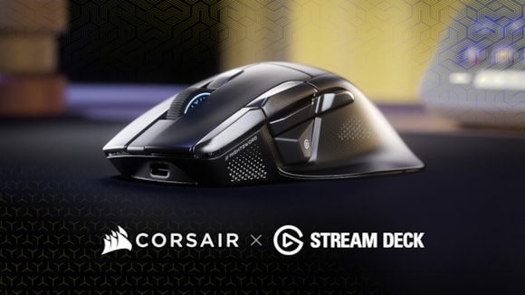 CORSAIR erweitert das Stream Deck-Ökosystem um die NIGHTSWORD v2 WIRELESS SD, die erste Gaming-Maus mit Stream Deck-Starttaste: NIGHTSWORD PR-1