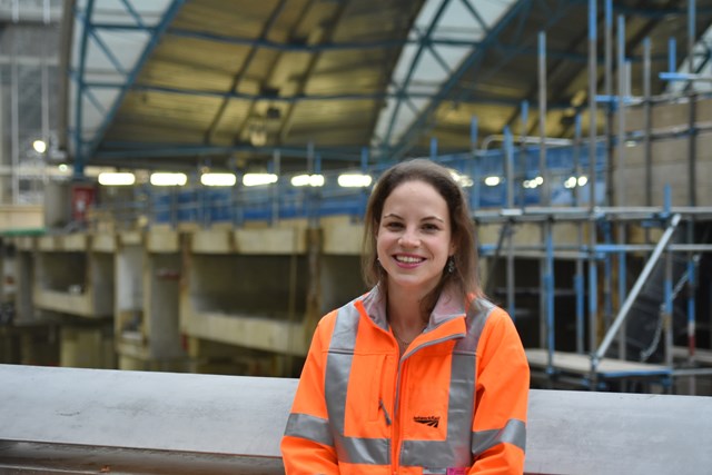 Network Rail project manager advises passengers to check before they travel this Christmas: Maggie Eddy, project manager at Network Rail, will be working over the Christmas weekend to deliver upgrades at Waterloo station