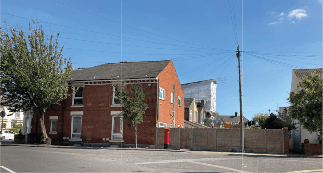 The existing Twyford Avenue properties hoping to be redeveloped