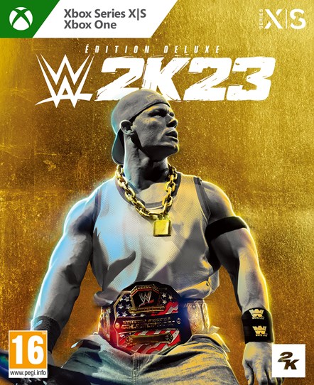 2K WWE 2K23 Packaging Édition Deluxe Xbox One Xbox Series XIS FR (A plat)