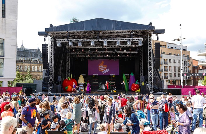Child Friendly Leeds Live, presented by the council's Breeze team, will take place at Millennium Square on Wednesday 3 August.