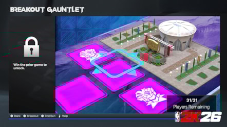 NBA 2K26 MyTEAM Breakout Gauntlet