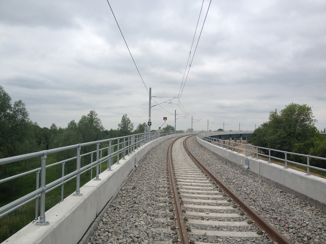 Track on the new Hitchin flyover