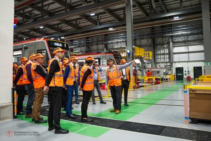 TfW South Africa Minister of Transport Taffs Well visit-10: TfW South Africa Minister of Transport Taffs Well visit-10