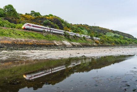 LNER Azuma passes through Burntisland