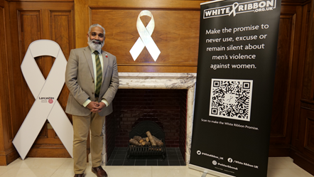 Header - White Ribbon Day - Dr Sakthi Karunanithi