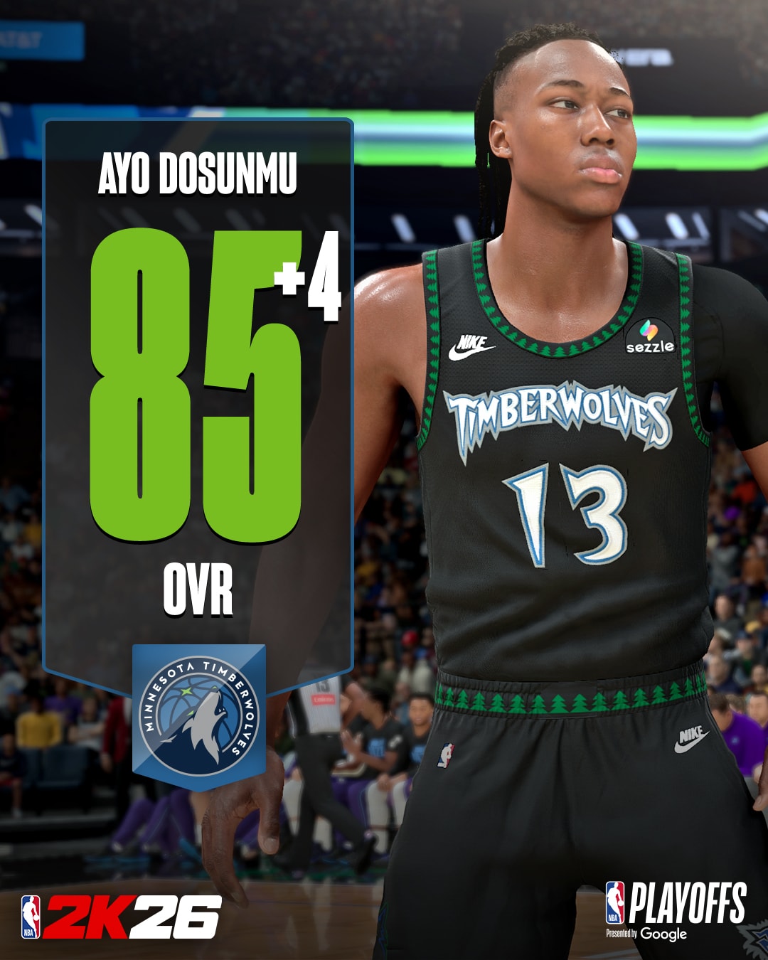 NBA 2K26 Ratings 10 - Ayo Dosunmu Vertical